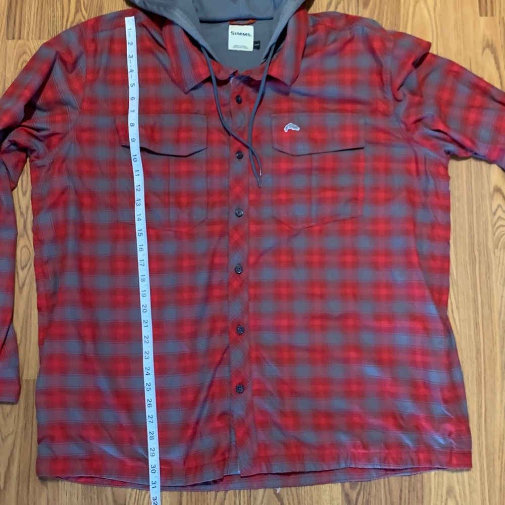Simms Fishing lined button up - Picture 5 of 14